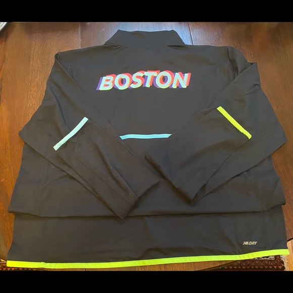 New Balance Men’s 2017 Boston Marathon 3/4 zip training top - Picture 9 of 10